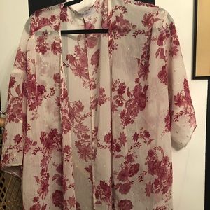 Floral kimono 2x